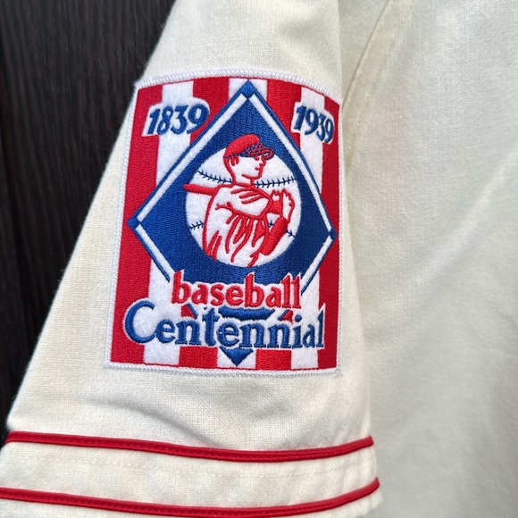 Ted Williams Boston Red Sox Mitchell & Ness 1939 Authentic MLB Jersey - Cream - Picture 9 of 11